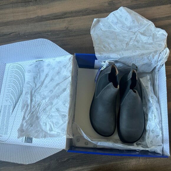 Birkenstock "Stalon" WATER REPELLENT  Nubuck Leather BOOTS in GRAPHITE 37 - Picture 7 of 10